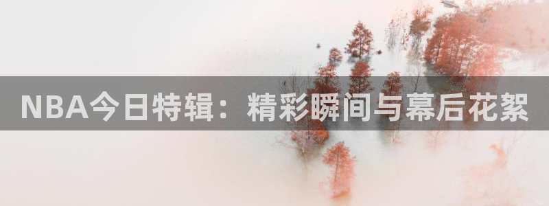 绿茵吧足球网：NBA今日特辑：精彩瞬间与幕后花絮